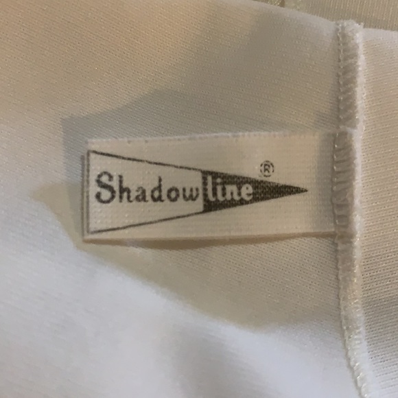 Vintage White Lacy Nylon Full Slip Dress Sz Small - Picture 12 of 13